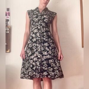 Barbara Barbara of California vintage midi dress size 5 xs-s